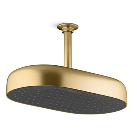 📦現貨發售📦Kohler K-26295T-2MB STATEMENT 多功能 14" 深層按摩花灑頭 (羅曼黃銅)